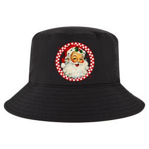 Retro Santa Claus Christmas Festive Cute Cool Comfort Performance Bucket Hat