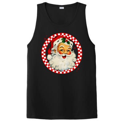 Retro Santa Claus Christmas Festive Cute PosiCharge Competitor Tank