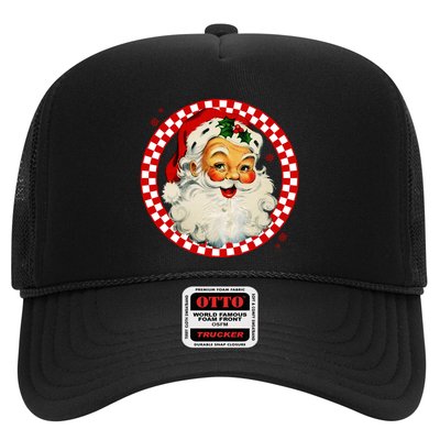 Retro Santa Claus Christmas Festive Cute Trucker Hat