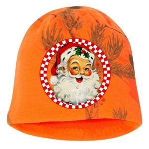 Retro Santa Claus Christmas Festive Cute Kati - Camo Knit Beanie