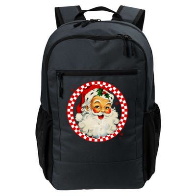 Retro Santa Claus Christmas Festive Cute Daily Commute Backpack