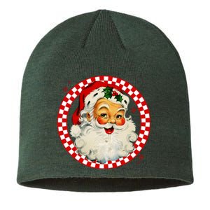 Retro Santa Claus Christmas Festive Cute Sustainable Beanie