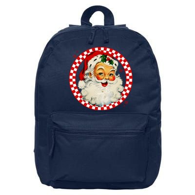 Retro Santa Claus Christmas Festive Cute 16 in Basic Backpack