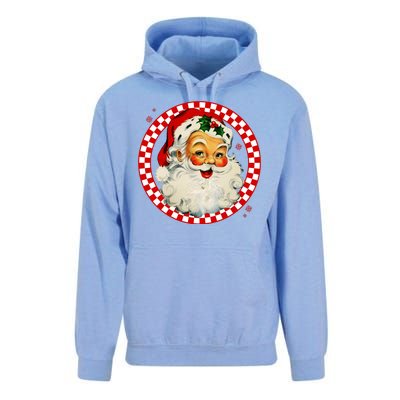 Retro Santa Claus Christmas Festive Cute Unisex Surf Hoodie