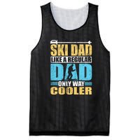 Retro Ski Dad Like A Regular Dad Only Way Cooler Sport Skiing Gift Skier Lover Mesh Reversible Basketball Jersey Tank