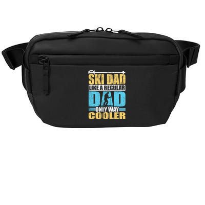 Retro Ski Dad Like A Regular Dad Only Way Cooler Sport Skiing Gift Skier Lover Crossbody Pack