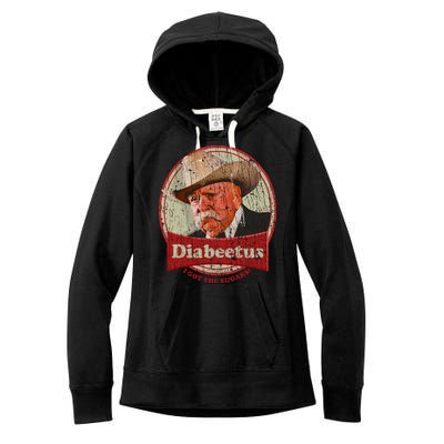Retro Style Diabeetus I Got The Sugars Women's Fleece Hoodie