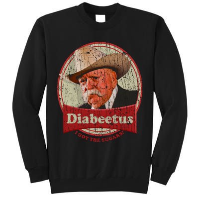 Retro Style Diabeetus I Got The Sugars Tall Sweatshirt