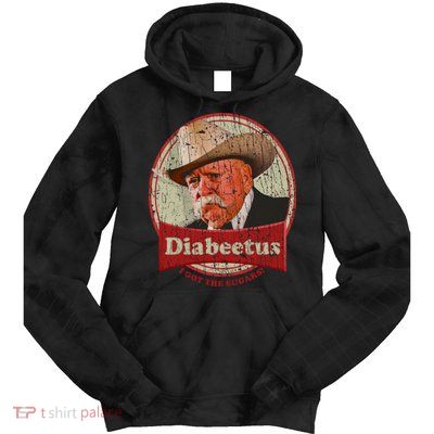 Retro Style Diabeetus I Got The Sugars Tie Dye Hoodie