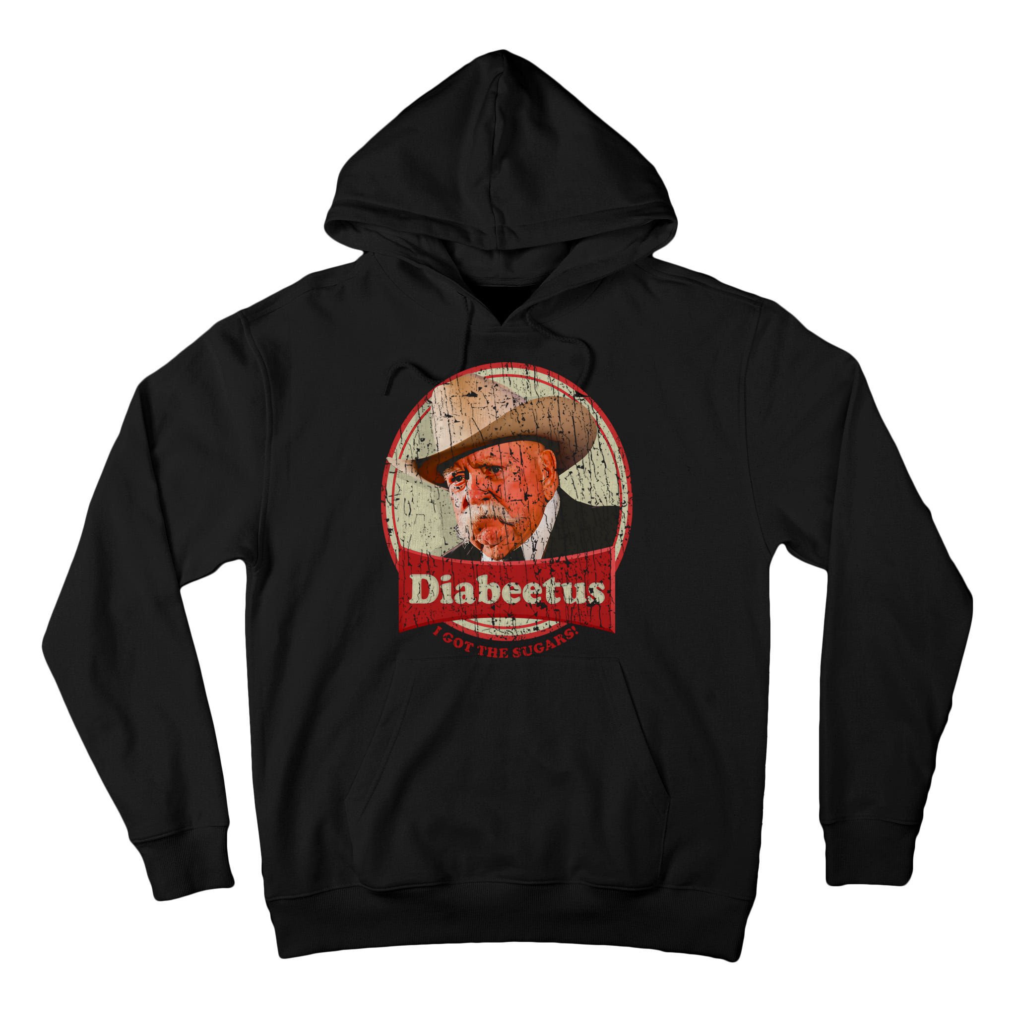 Retro Style Diabeetus I Got The Sugars Tall Hoodie