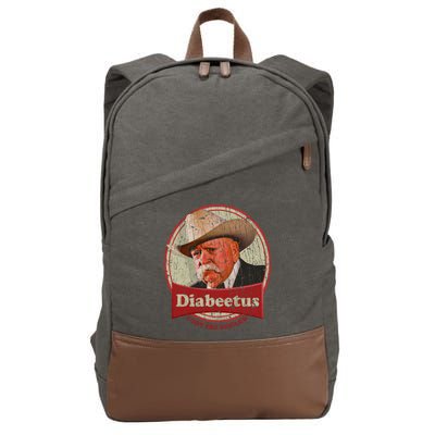 Retro Style Diabeetus I Got The Sugars Cotton Canvas Backpack