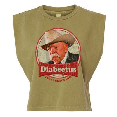 Retro Style Diabeetus I Got The Sugars Garment-Dyed Women's Muscle Tee