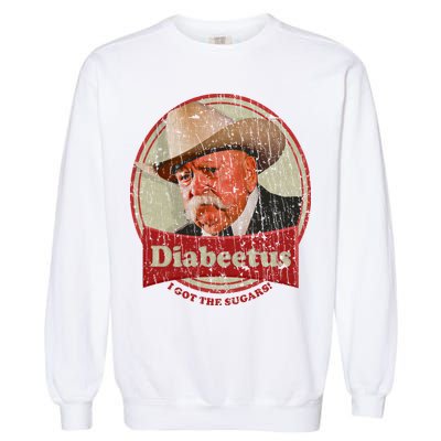 Retro Style Diabeetus I Got The Sugars Garment-Dyed Sweatshirt