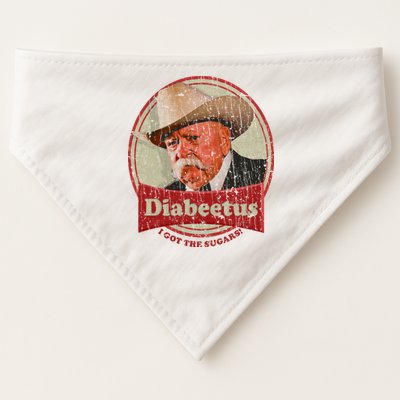 Retro Style Diabeetus I Got The Sugars USA-Made Doggie Bandana