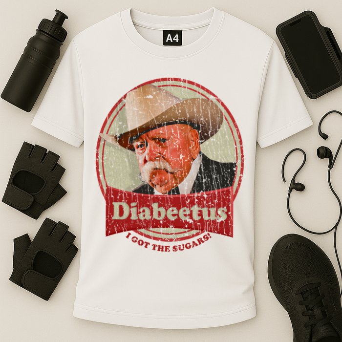 Retro Style Diabeetus I Got The Sugars Performance Shirt