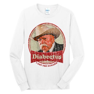Retro Style Diabeetus I Got The Sugars Tall Long Sleeve T-Shirt