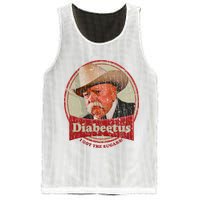 Retro Style Diabeetus I Got The Sugars Mesh Reversible Basketball Jersey Tank