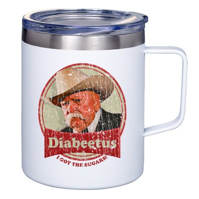 Retro Style Diabeetus I Got The Sugars 12oz Stainless Steel Coffee Mug
