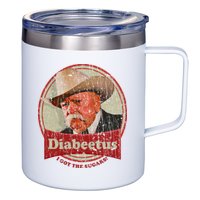 Retro Style Diabeetus I Got The Sugars 12oz Stainless Steel Coffee Mug