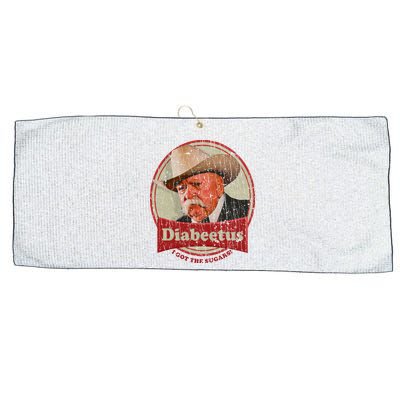 Retro Style Diabeetus I Got The Sugars Large Microfiber Waffle Golf Towel