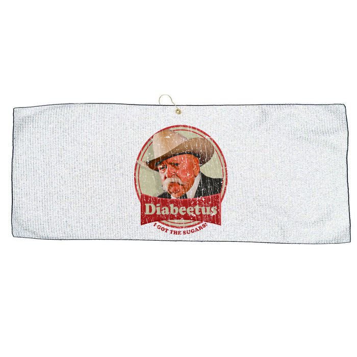 Retro Style Diabeetus I Got The Sugars Large Microfiber Waffle Golf Towel