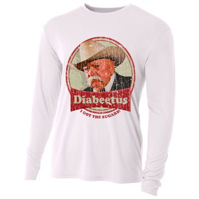 Retro Style Diabeetus I Got The Sugars Cooling Performance Long Sleeve Crew