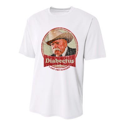 Retro Style Diabeetus I Got The Sugars Youth Performance Sprint T-Shirt