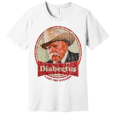 Retro Style Diabeetus I Got The Sugars Premium T-Shirt