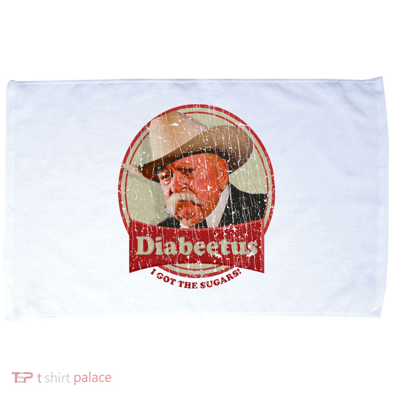 Retro Style Diabeetus I Got The Sugars Microfiber Hand Towel