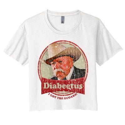 Retro Style Diabeetus I Got The Sugars Crop Top