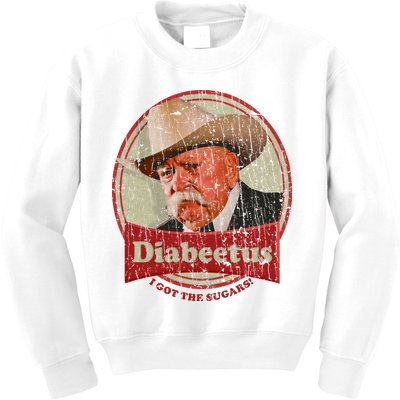 Retro Style Diabeetus I Got The Sugars Kids Sweatshirt