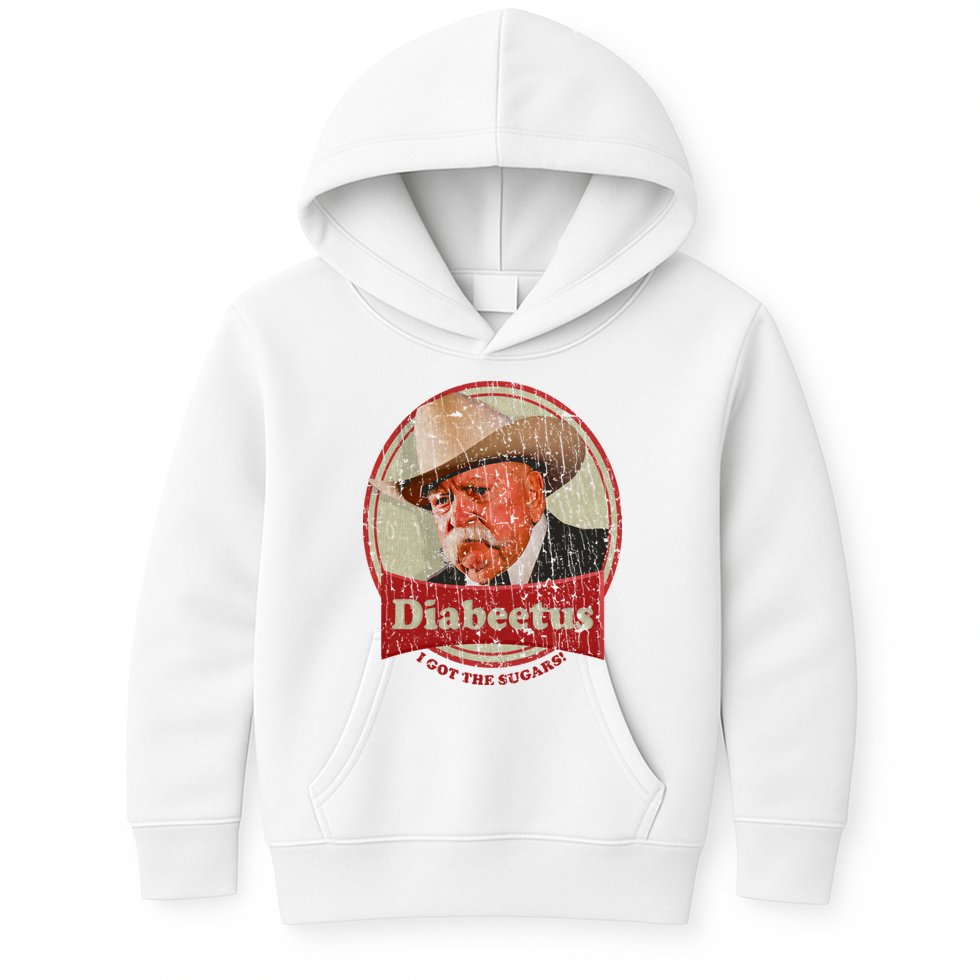 Retro Style Diabeetus I Got The Sugars Kids Hoodie