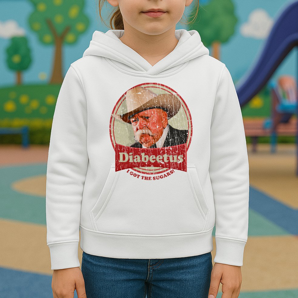 Retro Style Diabeetus I Got The Sugars Kids Hoodie