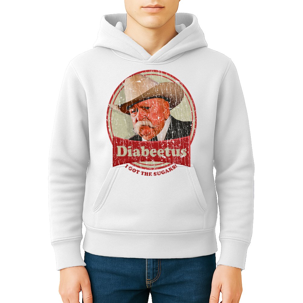 Retro Style Diabeetus I Got The Sugars Kids Hoodie