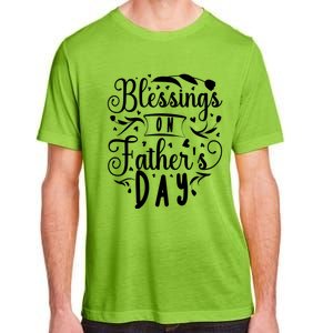 Retro Son Daughter Family Matching Blessing On Fathers Day Gift Adult ChromaSoft Performance T-Shirt