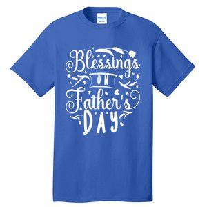 Retro Son Daughter Family Matching Blessing On Fathers Day Gift Tall T-Shirt