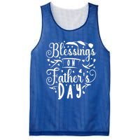 Retro Son Daughter Family Matching Blessing On Fathers Day Gift Mesh Reversible Basketball Jersey Tank