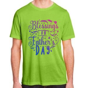 Retro Son Daughter Family Matching Blessing On Fathers Day Gift Adult ChromaSoft Performance T-Shirt