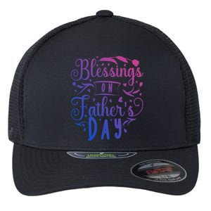 Retro Son Daughter Family Matching Blessing On Fathers Day Gift Flexfit Unipanel Trucker Cap