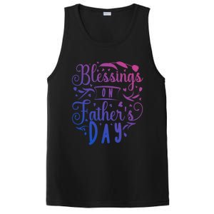 Retro Son Daughter Family Matching Blessing On Fathers Day Gift PosiCharge Competitor Tank