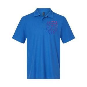 Retro Son Daughter Family Matching Blessing On Fathers Day Gift Softstyle Adult Sport Polo