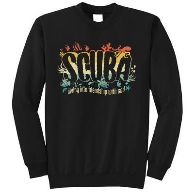 Retro Scuba Diving Vbs 2024 Sweatshirt