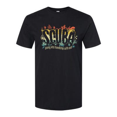 Retro Scuba Diving Vbs 2024 Softstyle CVC T-Shirt