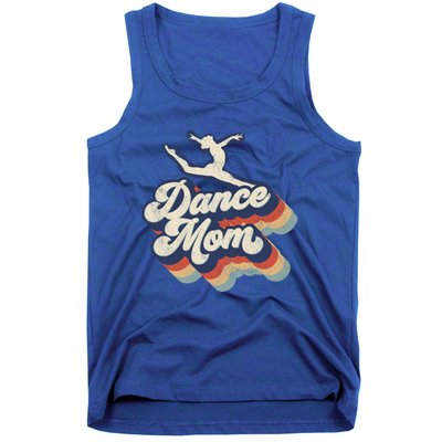 Retro Sunset Dance Mom Ballet Mom Dancing Mom Mother's Day Cute Gift Tank Top