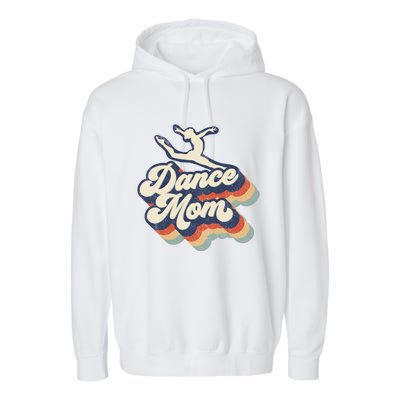 Retro Sunset Dance Mom Ballet Mom Dancing Mom Mother's Day Cute Gift Garment-Dyed Fleece Hoodie