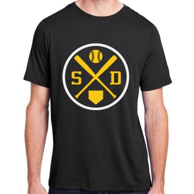 Retro San Diego Baseball Emblem Vintage Sd Adult ChromaSoft Performance T-Shirt