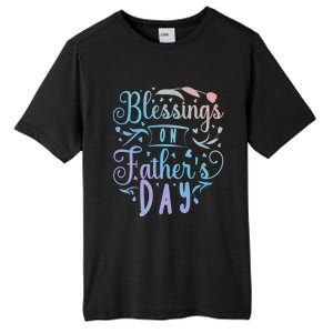 Retro Son Daughter Family Matching Blessing On Father's Day Cute Gift Tall Fusion ChromaSoft Performance T-Shirt