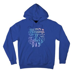 Retro Son Daughter Family Matching Blessing On Father's Day Cute Gift Hoodie