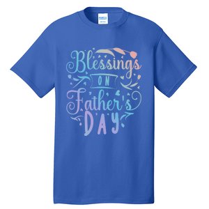 Retro Son Daughter Family Matching Blessing On Father's Day Cute Gift Tall T-Shirt