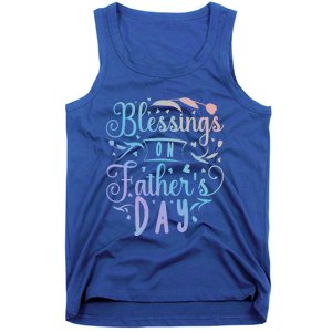 Retro Son Daughter Family Matching Blessing On Father's Day Cute Gift Tank Top